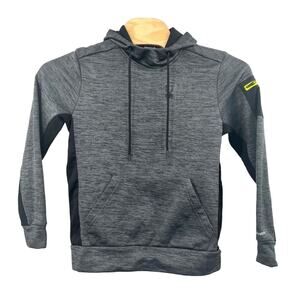Spyder Active Hoodie Men's Gray Black Pullover Pro W B Size Small